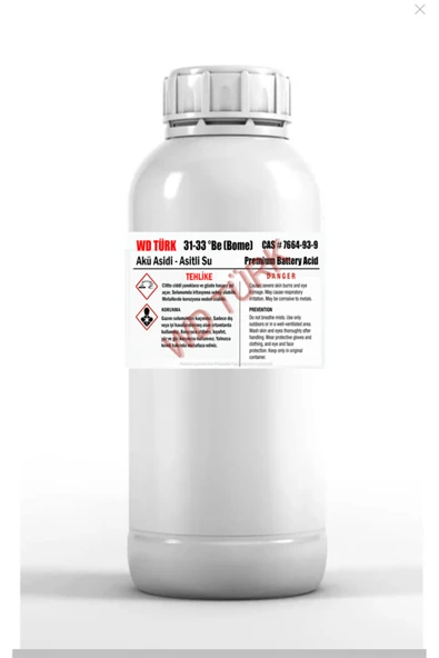 WD Türk WD Türk Asitli Su Akü Asiti 3 adet 500 ml ürün görseli 1