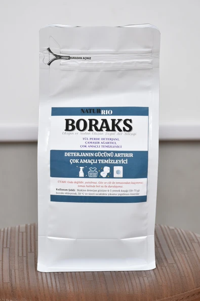 NATURRIO NATURRIO Doğal Boraks 810 gr Perde, Çamaşır ve Banyo Temizliği Temizlik | Karbonatla Uyumlu ürün görseli 1