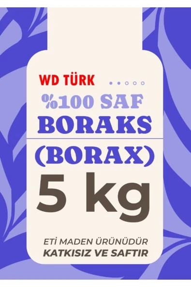 WD Türk WD Türk Boraks 5 kg %100 Saf ve Doğal ürün görseli 1