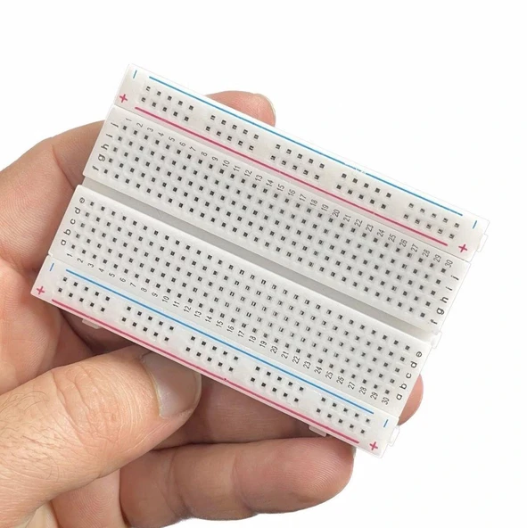Orta Boy Breadboard 400 Pin - Hücre - Point - Resim 4
