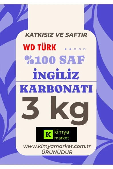 WD Türk WD Türk İngiliz Karbonatı 3 kg ürün görseli 1