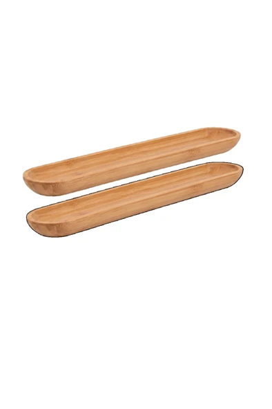 Bambu Zeytin Tabağı, Bambu Zeytinlik, 2 adet, 35 cm ürün görseli 1