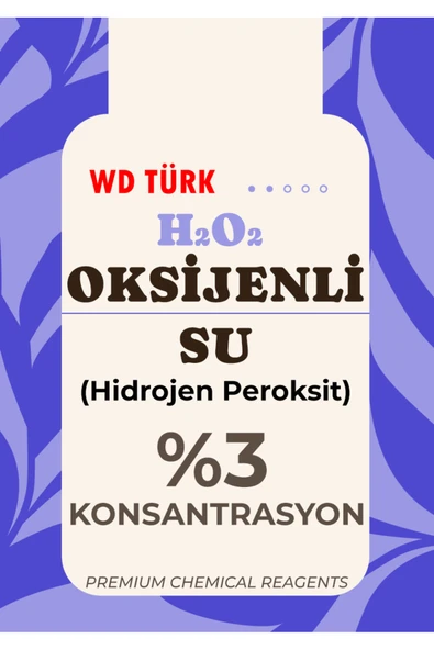 WD Türk WD Türk Oksijenli Su Hidrojen Peroksit %3 Perhidrol 10 lt ürün görseli 1