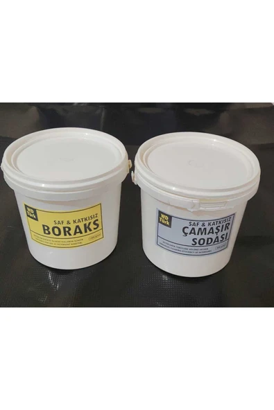 WD Türk WD Türk İKİLİ SET Saf Boraks (1 kg) ve Çamaşır Sodası (800 gr) ürün görseli 1