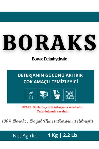 Pandora Arts Pandora Arts Boraks Toz Doğal Deterjan Katkısı 1 Kg ürün görseli 1