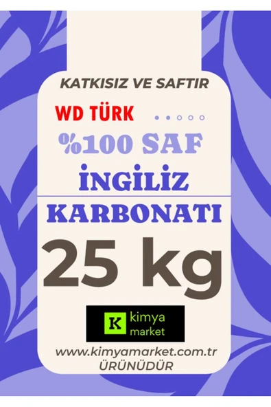 WD Türk WD Türk İngiliz Karbonatı 25 kg ürün görseli 1
