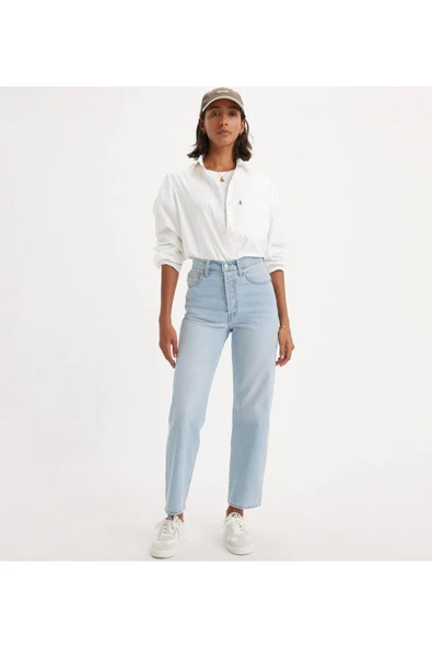 Levi's Yüksek Bel Straight Kadın Jean - Minimalist, Midi Boy ürün görseli 1