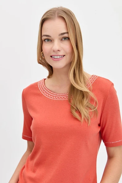 Desen Kadın T-Shirt DSN24005 - Resim 8