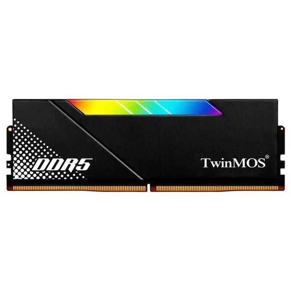16 GB DDR5 6000MHZ CL36 RGB SİYAH VOLTX TWINMOS SOĞUTUCULU DT TMD516GB6000URGB36B ürün görseli 1