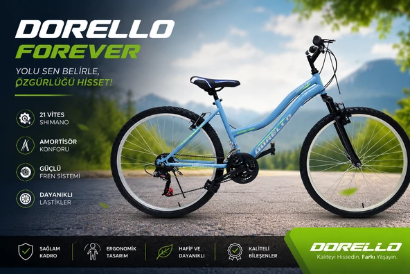 Dorello Forever Sağlam Kadrosu, Konforlu Sürüşü 21 Vites Konforlu Amortisör ürün görseli 1