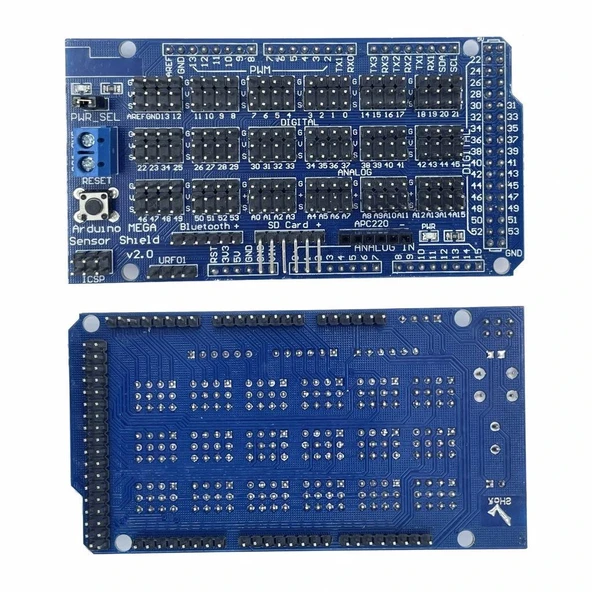 Arduino MEGA 2560 R3 Sensör Shield V2 IO Genişletme - Resim 2