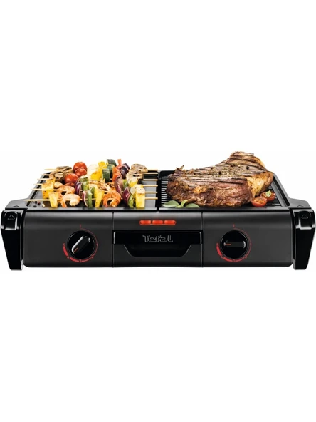 Tefal TG8008 Family Grill 10 Kişilik Dumansız Elektrikli Izgara Alüminyum Döküm Malzeme ürün görseli 1