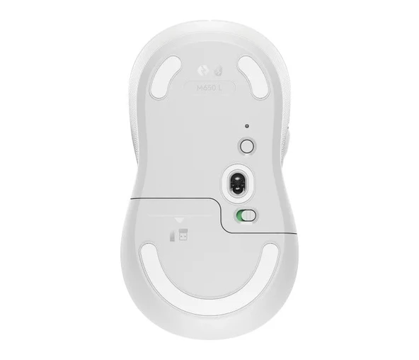 Logitech Signature M650 L Bluetooth Beyaz Mouse - Resim 3