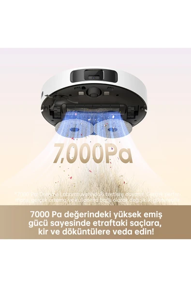 Dreame Bot L10S Pro Gen 2 Robot Süpürge Beyaz - Resim 3