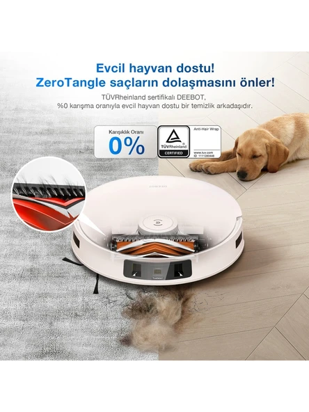Ecovacs Deebot T30 Pro Omni Robot Süpürge Rose - Resim 5