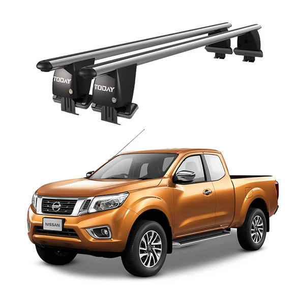 Royal Nissan Navara (2014-2021) Uyumlu Gri Ara Atkı Port Bagaj Tavan Barı ürün görseli 1