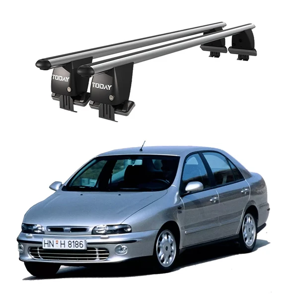 Royal Fiat Marea (1996-2003) Uyumlu Gri Ara Atkı Port Bagaj Tavan Barı ürün görseli 1