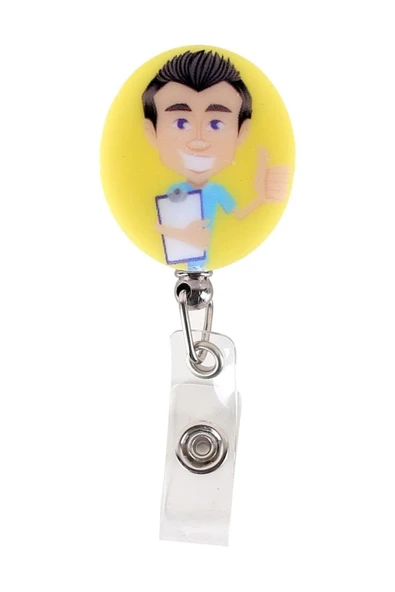 Doktor Temalı Yoyo Yaka Kartlığı AKS-DTR-008 ürün görseli 1