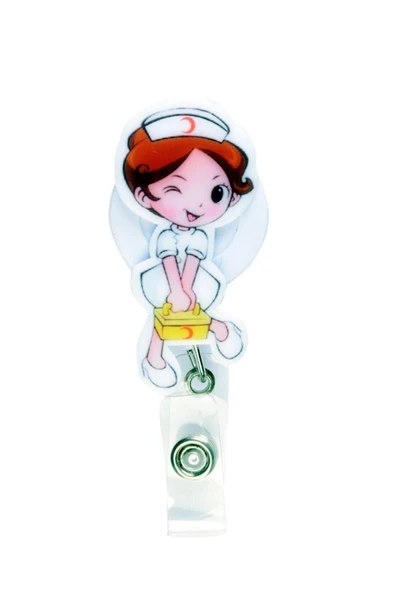 Ambulans Hemşiresi Temalı Yoyo Yaka Kartlığı AKS-GKH-003 ürün görseli 1