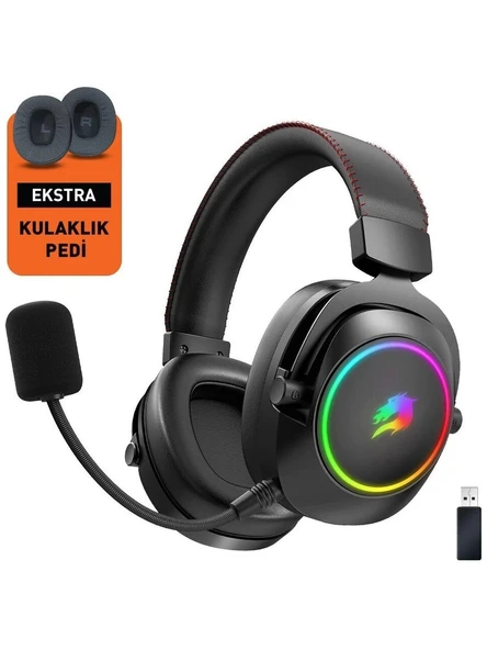 GameBooster GB-WBH44 RGB 7.1 Kablolu Kulak Üstü Oyuncu Kulaklığı ürün görseli 1