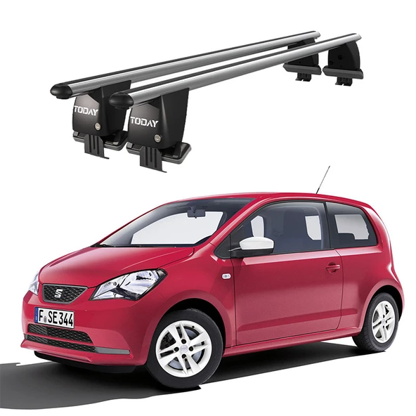Royal Seat Mii (2012-2021) Uyumlu Gri Kilitli Ara Atkı Port Bagaj Tavan Barı ürün görseli 1