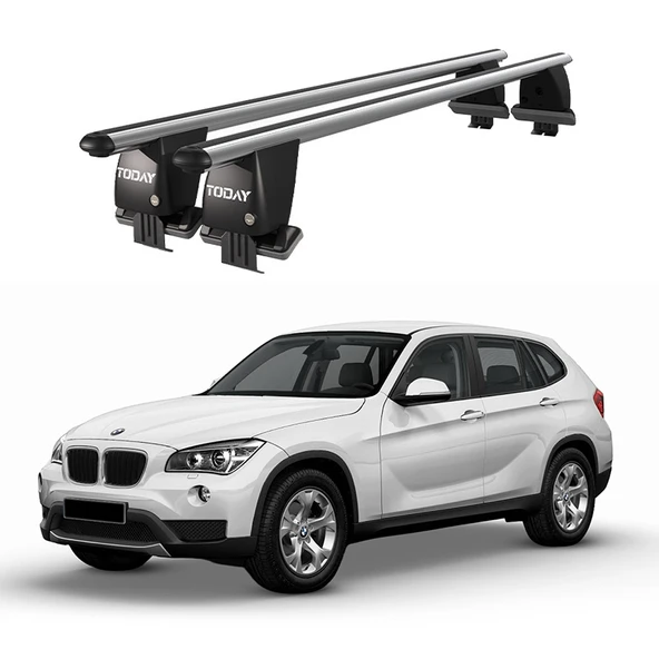 Royal Bmw X1 (2012-2015) Uyumlu Gri Kilitli Ara Atkı Port Bagaj Tavan Barı ürün görseli 1