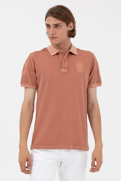 U.S. Polo Assn. Erkek Minimalist Polo Yaka Kısa Kol T-Shirt - Günlük Stil ürün görseli 1