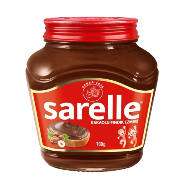 Glütensiz Kakaolu Fındık Ezmesi 700g Sarelle ürün görseli 1