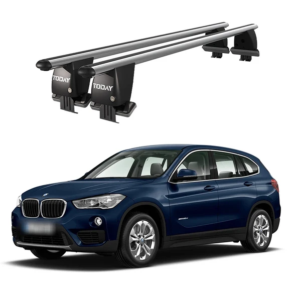 Royal Bmw X3 (F25) (2010-2017) Uyumlu Gri Ara Atkı Port Bagaj Tavan Barı ürün görseli 1