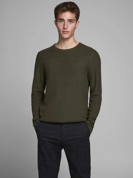 Jack&Jones Minimalist Erkek Kazak - Uzun Kol - Regular Fit ürün görseli 1