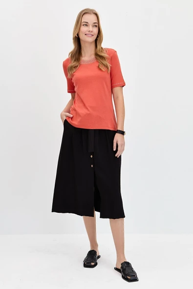 Desen Kadın T-Shirt DSN24005 - Resim 5