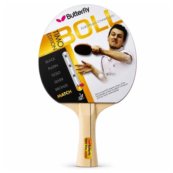 Butterfly 85005 Timo Boll Match Masa Tenisi Raketi Beyaz ürün görseli 1