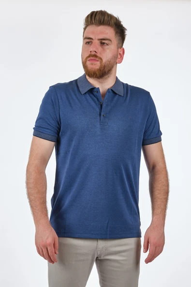 San&Fa Minimalist Erkek Polo Yaka T-Shirt - Kısa Kol - Günlük ürün görseli 1