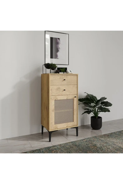 VENATTO Trio Şifonyer(%100MDF) MEŞE - Resim 2