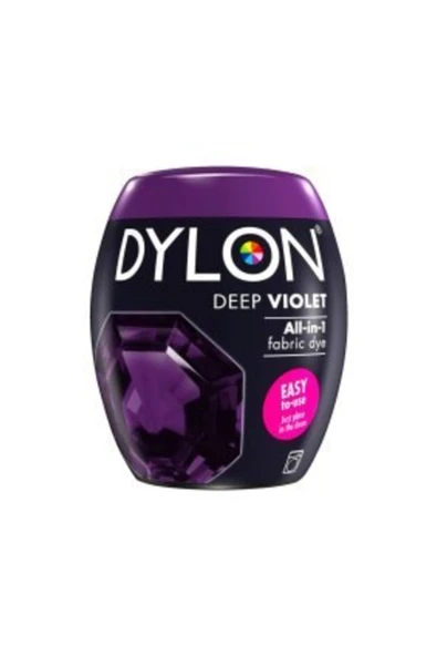DYLON Pod Koyu Mor- Deep Violet- Pod Fabric Dye With Salt - Kumaş Boyası / Giysi ürün görseli 1