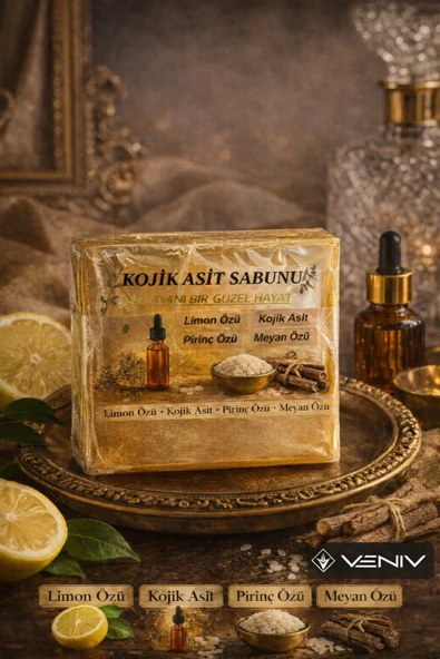 Kojik Sabunu - Kojik Asit - Pirinç Özü- Limon Özü - Meyan Özü - 100 gr ürün görseli 1