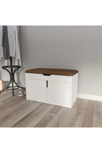 VENATTO Pianno Çok Yönlü Ayakkabılık (%100MDF) SOFT MAT BEYAZ ürün görseli 1