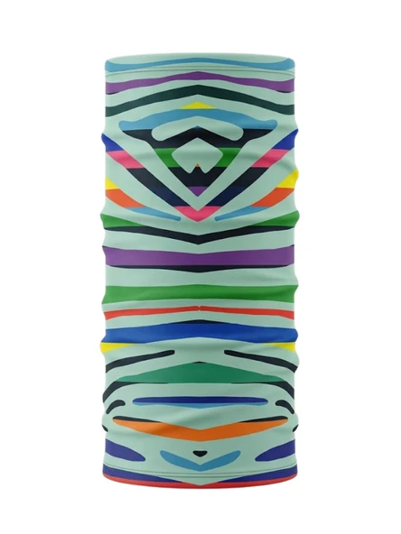 Geometrik Çizgili Unisex Buff (Baf) – Modern Renkli Outdoor Boyunluk ürün görseli 1