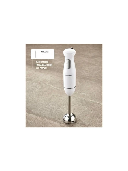 BLENDER  schafer krex 2 bıçaklı paslanmaz başlık kişisel blender çeyiz hediye ürün görseli 1