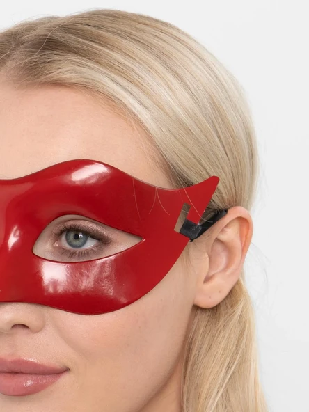 Kırmızı Renk Masquerade Kostüm Partisi Venedik Balo Maskesi ürün görseli 1