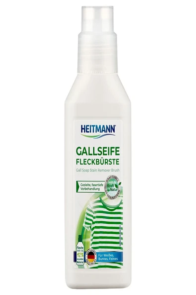 HEITMANN Saf Sabun Fırçalı Inatçı Lekeler Için Leke Çıkarıcı 250 ml ürün görseli 1
