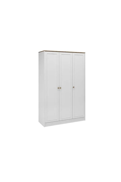 VENATTO Smart 3 Kapılı Dolap(%100MDF) BEYAZ - Resim 3