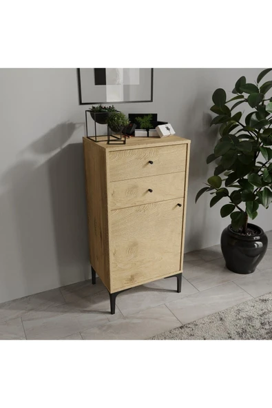 VENATTO Focus Şifonyer Meşe (%100MDF) MEŞE DÜZ ürün görseli 1