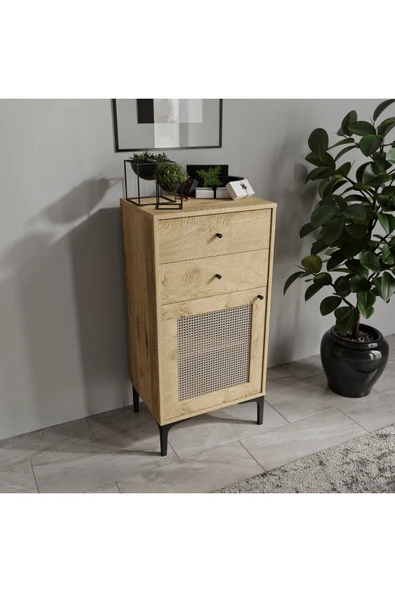 VENATTO Trio Şifonyer(%100MDF) MEŞE - Resim 4
