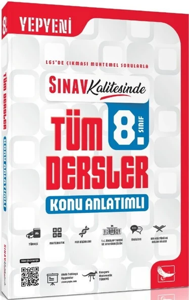 8. Sınıf LGS Tüm Dersler Sınav Kalitesinde Konu Anlatımlı Sınav Yayınları ürün görseli 1