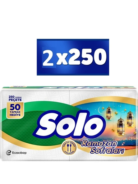 Solo Süper Peçete 250 Li x 2 Paket ürün görseli 1