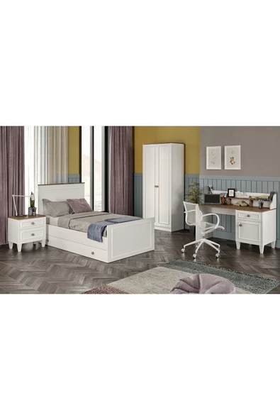 VENATTO Smart 2 Kapılı Dolap(%100MDF) BEYAZ - Resim 2