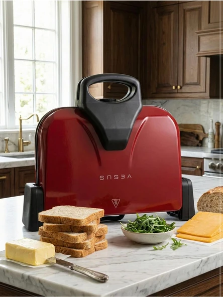 1800W TOST VE IZGARA MAKİNESİ KATLANABİLİR 4 DİLİM ürün görseli 1