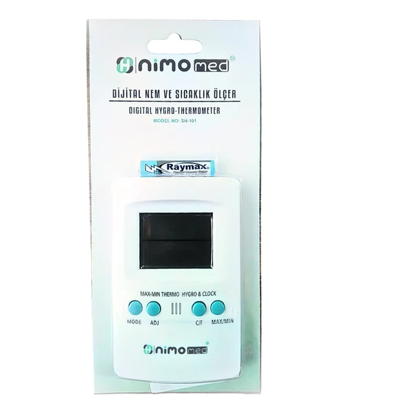 Nimo SH101 Dijital Nem ve Sıcaklık Ölçer Termometre 1 Adet ürün görseli 1