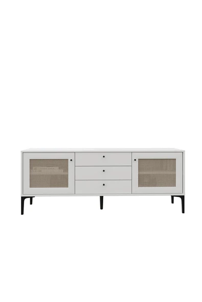 VENATTO Trio White Konsol(%100mdf) BEYAZ - Resim 5